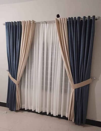 Velvet Curtains and Chiffon Curtains