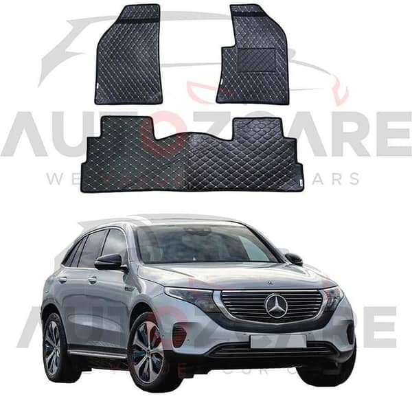 Mercedes EQC400 4Matic 7D Floor Mats (Flat Style) 3PCS - Model 2019-2025