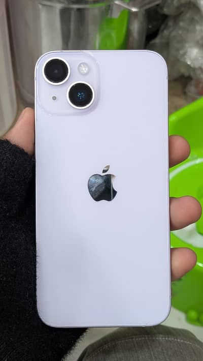 Apple IPhone 14 10/10 Condition 128GB Purple Color M Model JV/LLA
