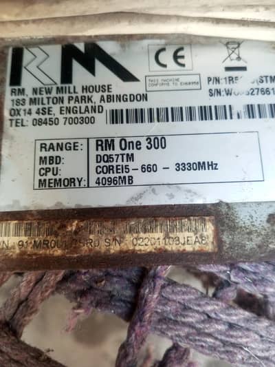 RM one processor core i5 3rd generation