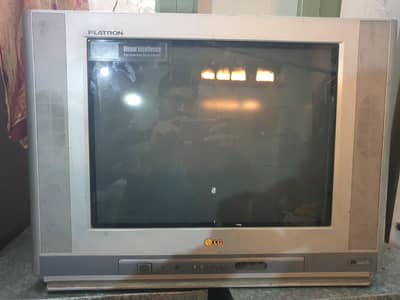 LG Flatron TV (21 Inch) - Good Condition - Only Minor Work
