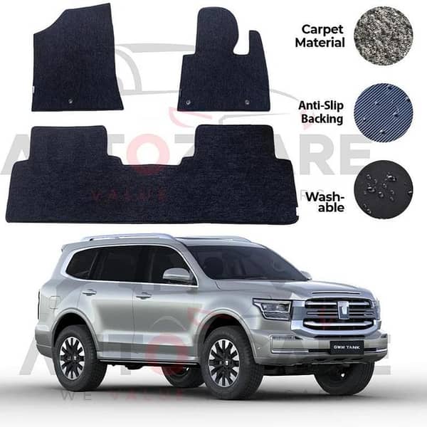 GWM Tank 500 Genuine Fitting Carpet Floor Mat 4PCS - Model 2024-2025