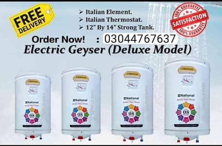 ITALIAN ELECTRIC PLUS GAS GEYSER WATER HEATER GAYSER INSTA 03114083583