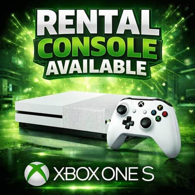 XBOX ONE S - ONLINE - 300+ GAMES - AVAILABLE RENTAL