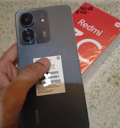 REDMI-13c. mint condition + box charger original