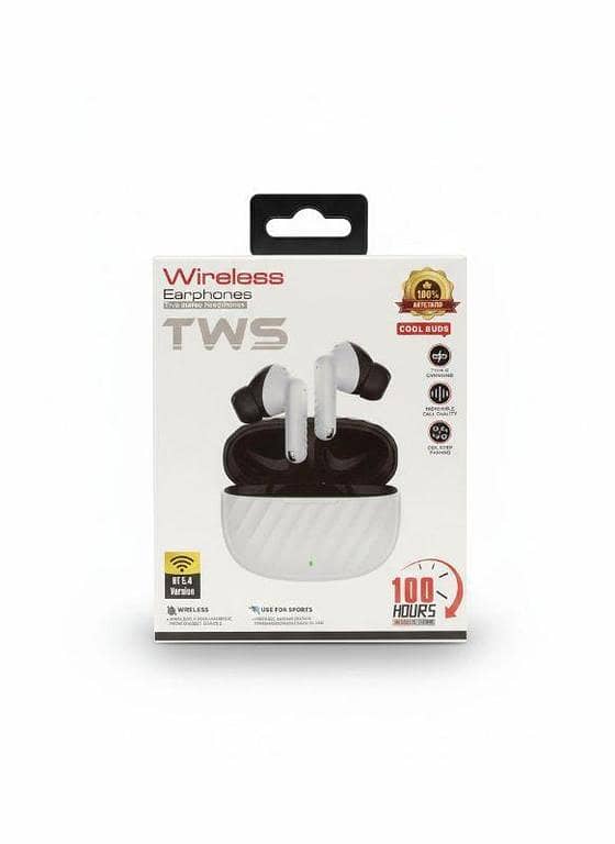 TWS Bluetooth Earbuds | Long Battery 100 Hours | Premium Sound | New