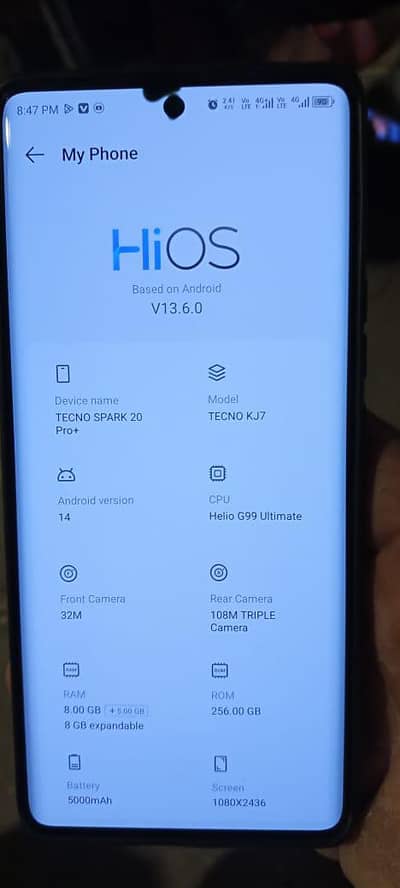 Tecno spark 20pro plus