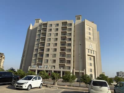 1400 Sq Ft 2BHK Luxurious Apartment for Rent in Paragon Towers, near Precinct-17 Bahria Town Karachi, just 5 min drive from Main Gate.