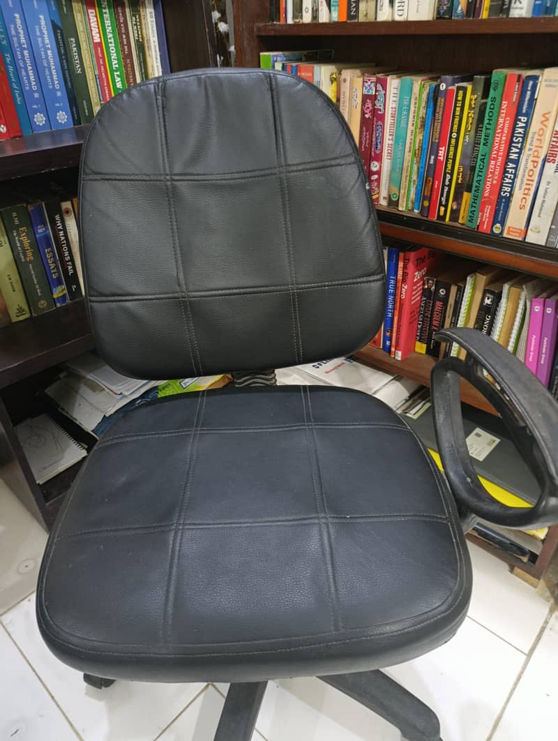 leather study table 0