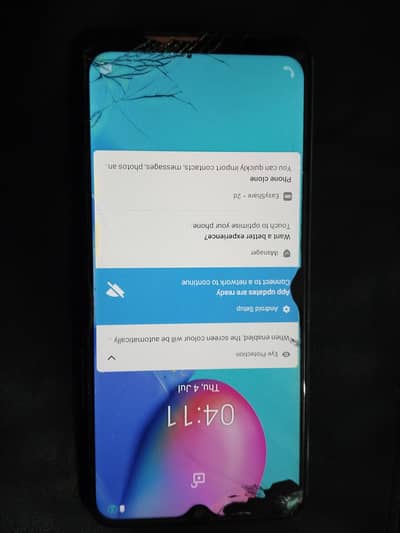 Vivo Y20 2021 - 4GB 64GB - Screen Crack - Full Working - Original Box"