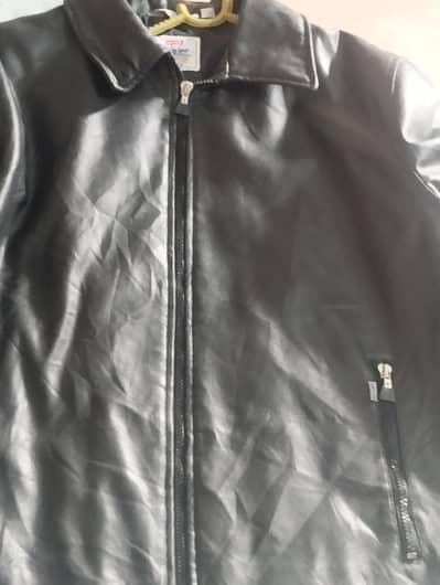 Leather Jacket Levis Original Large Size 9/10 Condition
