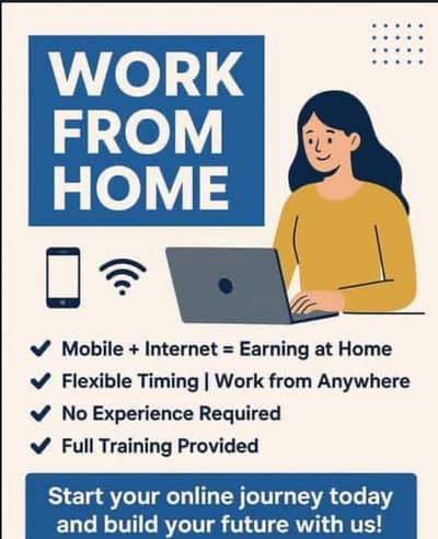 Work from home job available only fot girls Whatspp
