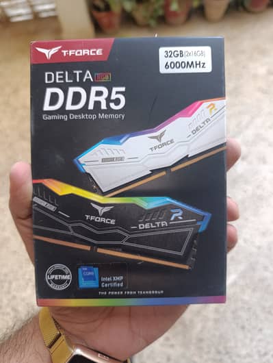 Gaming RAM Kit Team Group TForce 32GB DDR5 6000Mz (16GBX2) Like New