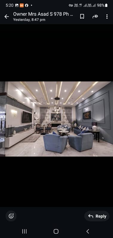 Full furnished house wedding gusts daily basis short stay .