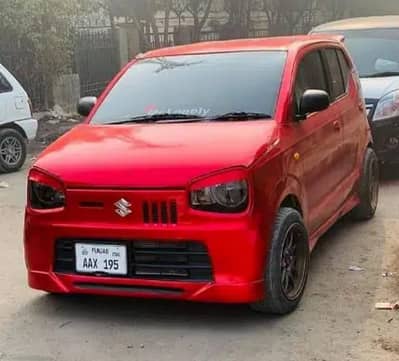 Suzuki Alto Fiber Body Kit – 4 Piece Kit | Front, Back & Side Skirts