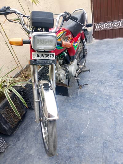 United bike70. . condition 10 by 9 bike model 2020 register on 22