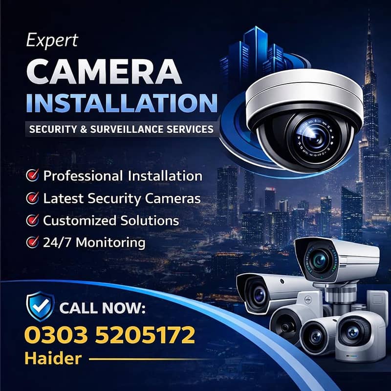 CCTV camera installation 0