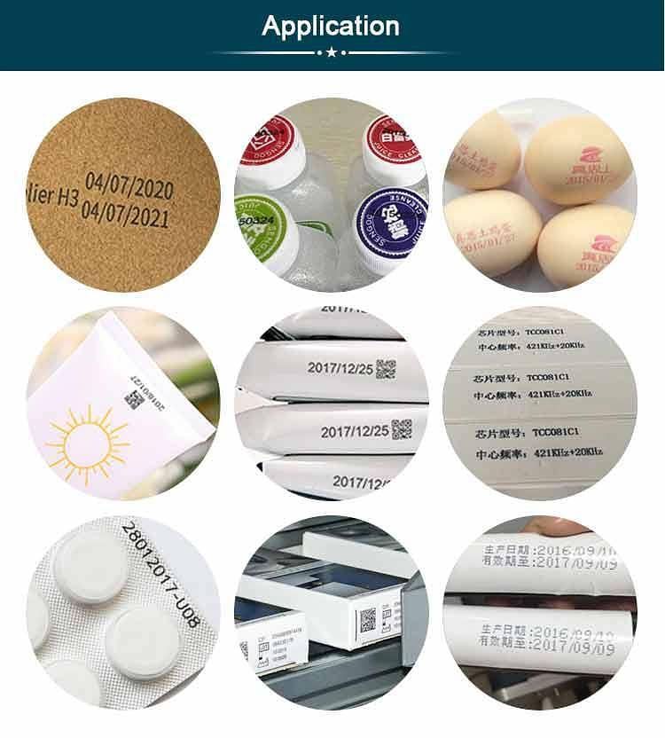 TIJ handheld mini expiry date printer machine batch code MFG printing 3