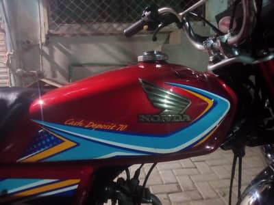 Honda CD 70 total total genuine condition 03024244272 only sim cal No