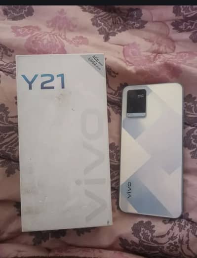Vivo y21 Lush condition Complete Box