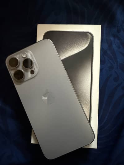 Apple iPhone 15 Pro Max 256GB Non-PTA – Natural Titanium  10/10  84% B
