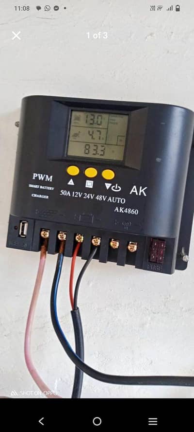 solar pwm controller 50 ampare new h abi muja mppt chya is leya