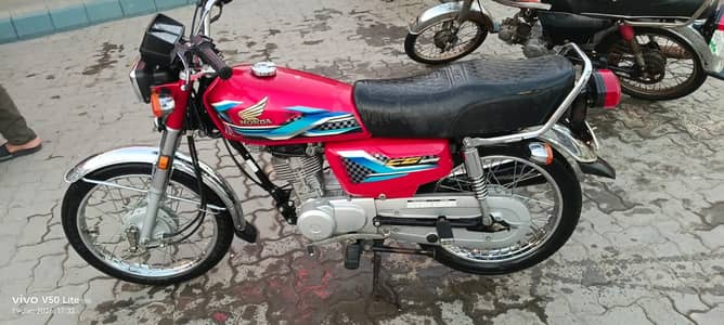 Honda CG 125- Excellent Condition|Year 2024|Call 0303-0019709