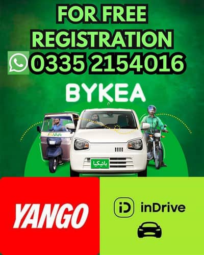bykea riders, indrive riders