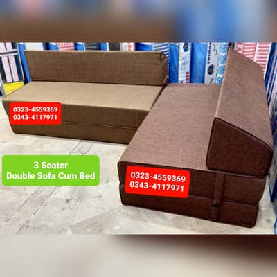 Sofa cum bed Molty double bed folding bed /Foam Mattress/Dining Table
