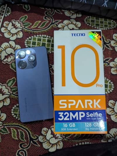 Techno Spark 10 pro 16/128 Pta Approved