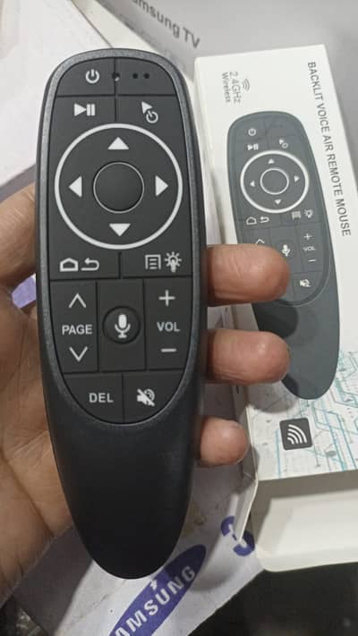 Voice Air Remote Mouse With Keypad Light