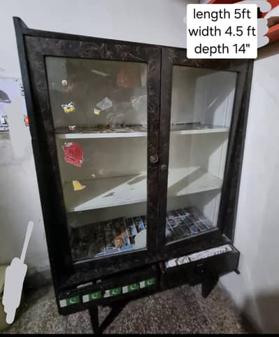 antique style imported sheet show case