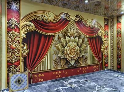 pvc wall panel Wallpaper sheet vinyl wood flooring ceiling woodenfloor