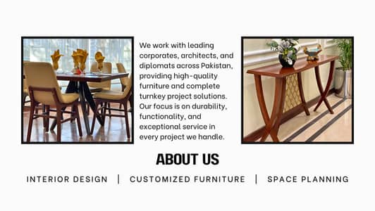 Interior Design, Furniture Making, Space planning your home & office