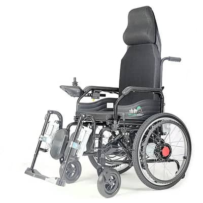 Electric Wheel Chair Motoriza Remote Control fULL Recling Wheel Chair