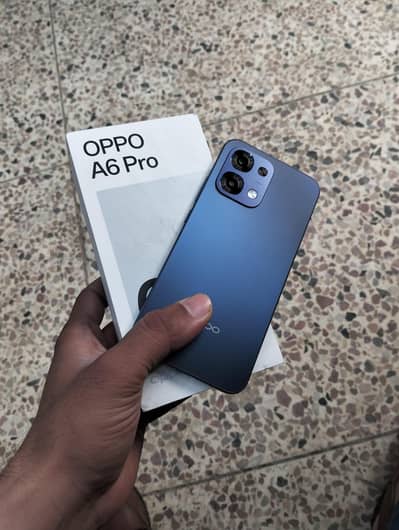 Oppo A6 pro 8/256 complete box 11 month warranty