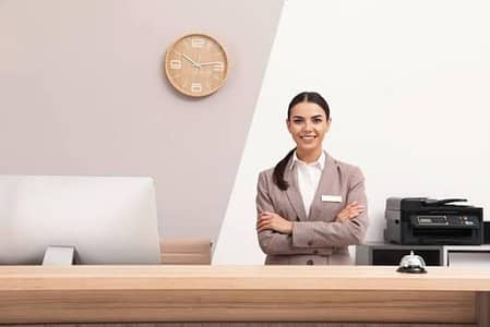 female receptionist required