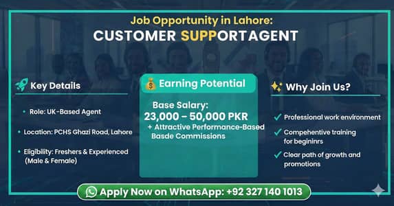 Customer Service Agent Required