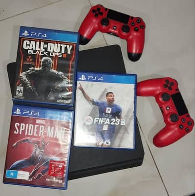 PS4 1tb (Non-jail break) with 2 original controller and games