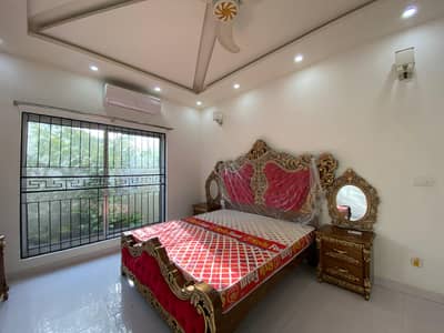 10 Marla luxury furnished house available for rent sector C bahria town Lahore