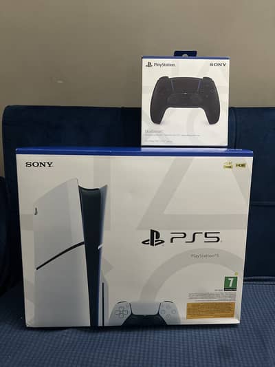 Play station 5 with extra controller for sale