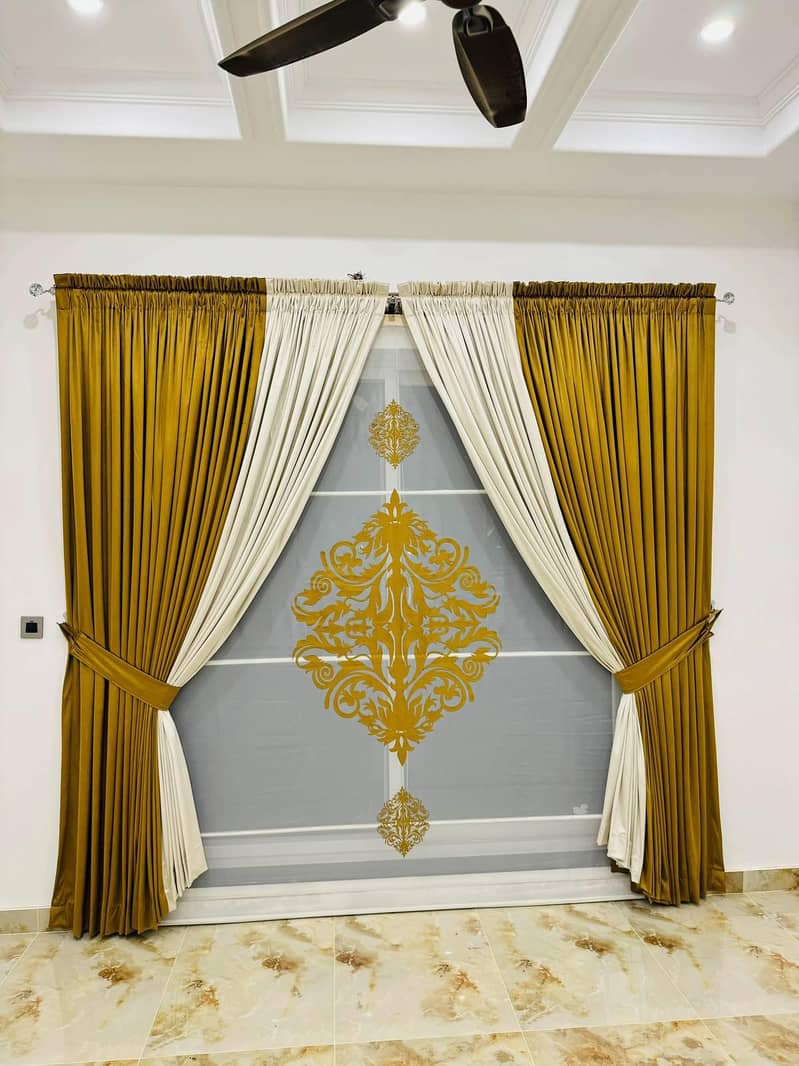 پردے بلاہنڈ تکیے گدیلےارڈر پر تیارکیجاتےہیں 0