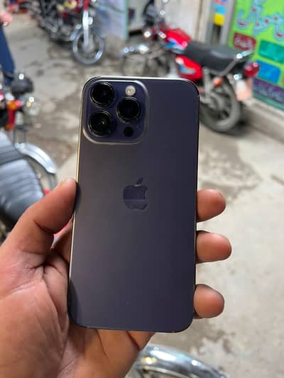 14 pro max non pta 128 battery  LCD me line Baki working All ok 100%