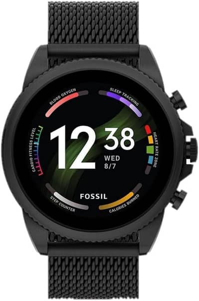 Fossil Gen6 44mm Google wareOS Smart Watch for Men with Alexa Built-In