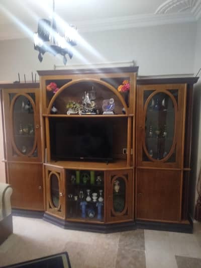 orignal burmatic wood divider and showcase