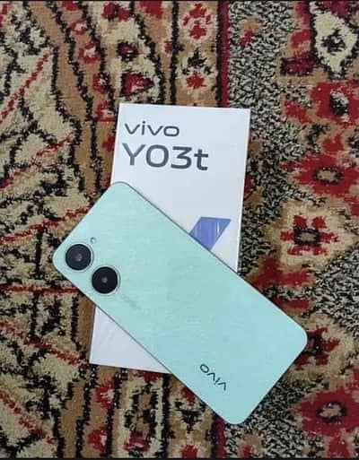 Vivo y03t 4+4 128 full box