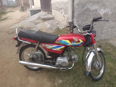 Honda CD 70 2021model all ok all documents clear contact03000440351