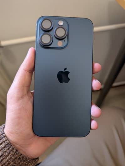 Apple Iphone 15 Pro Max - 256GB - Dual physical Sim - Blue Titanium