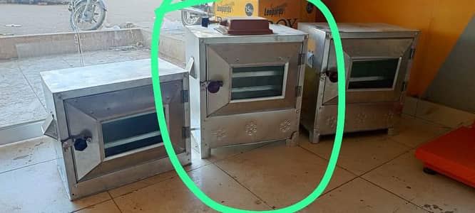 double burner gas oven