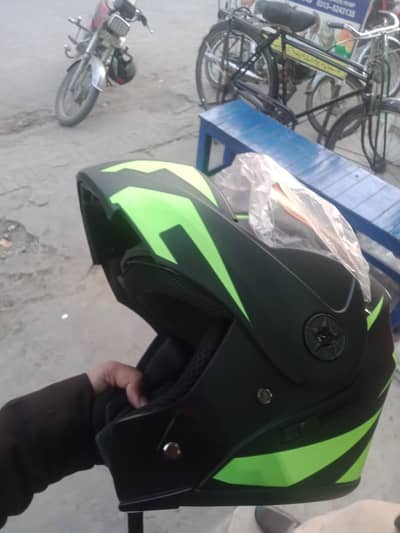 DOT Certified Helmet – Flip Up – Dual Visor – Ventilated – Built in Sp